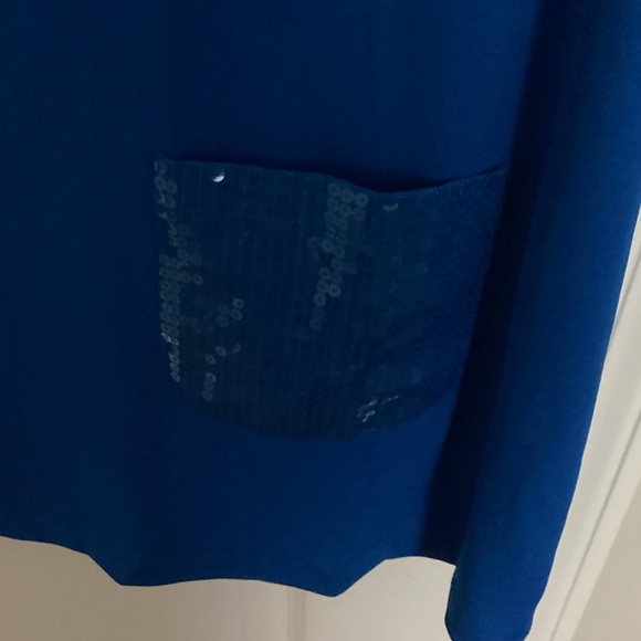 Joan Rivers Royal Tunic Top - Picture 2 of 6